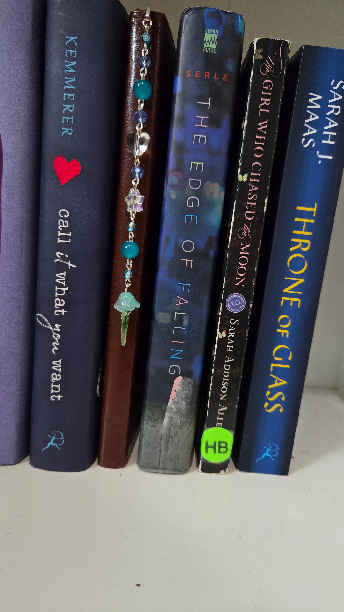 Blue Lily Of The Valley Beaded Bookmarks