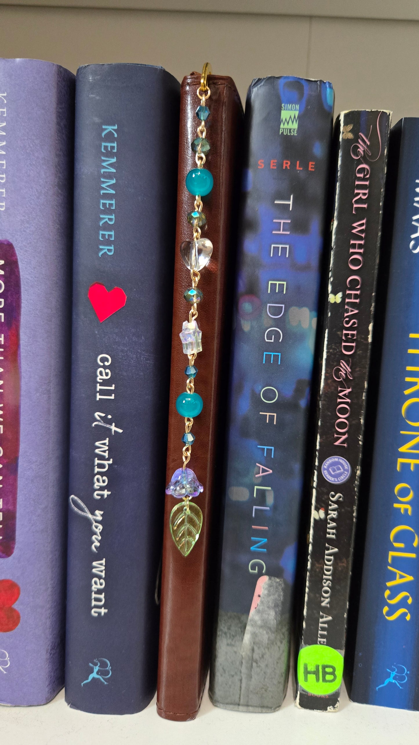 Galaxy Lily Of The Valley Beaded Bookmark