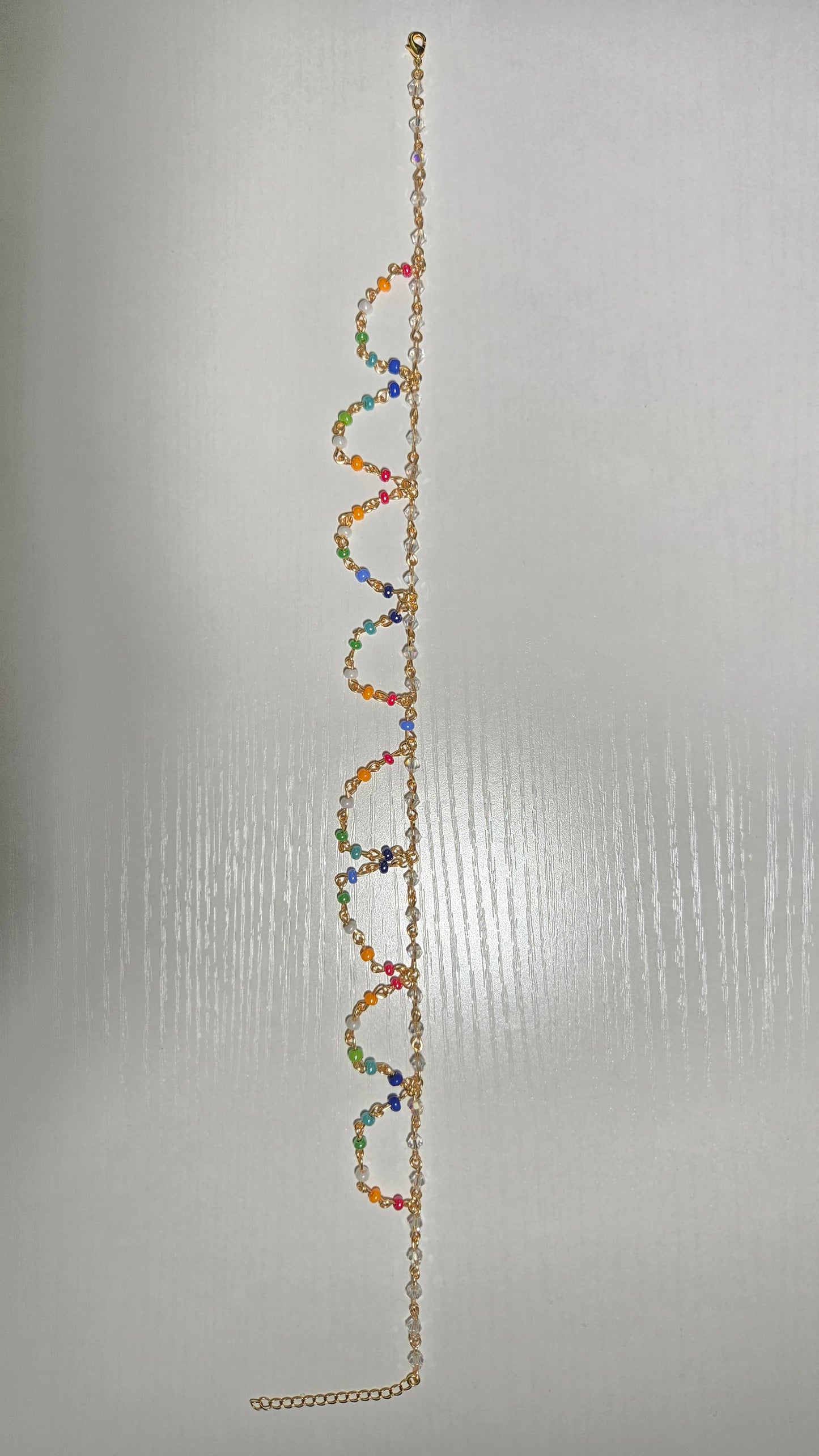 Chained Rainbow Dainty Necklace
