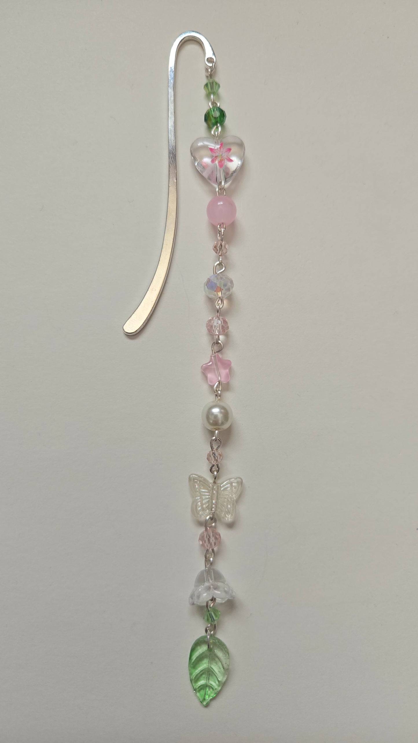 Pink Lily Floral Bookmark