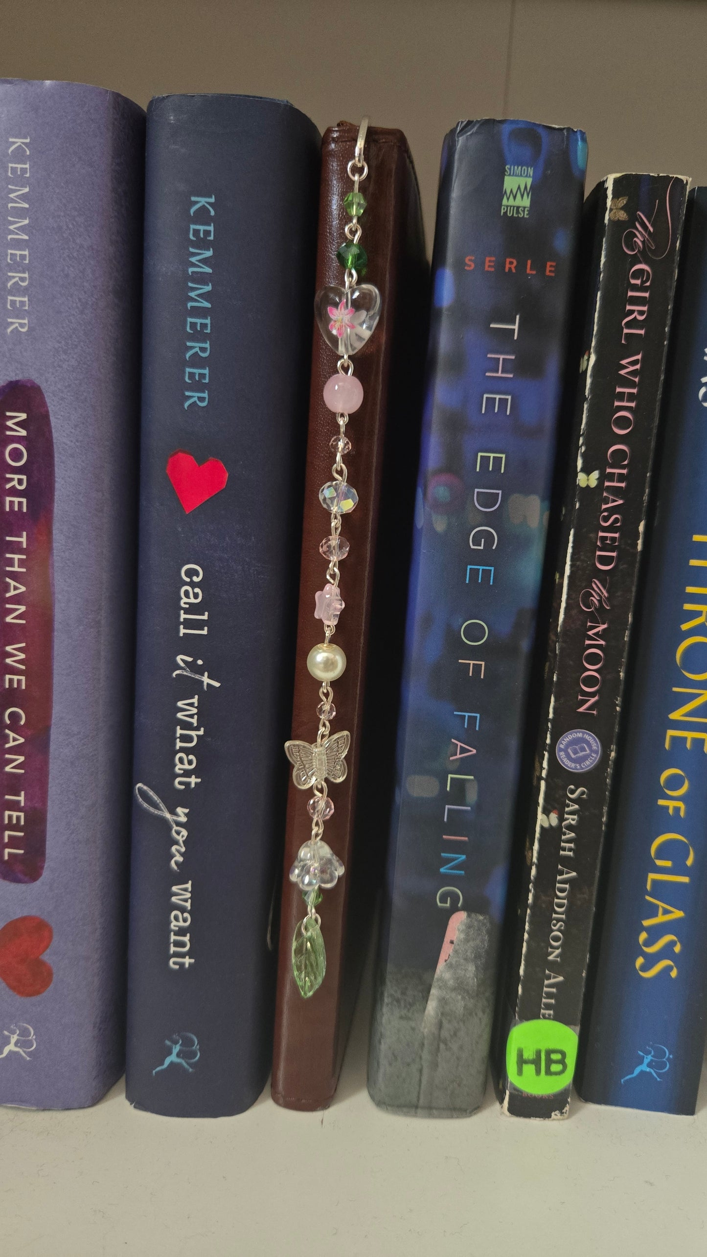 Pink Lily Floral Bookmark