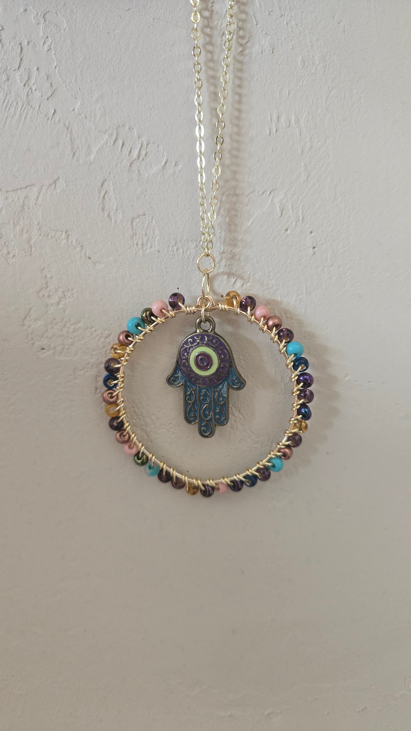 Hippie Witch Wire-wrapped Decor Piece