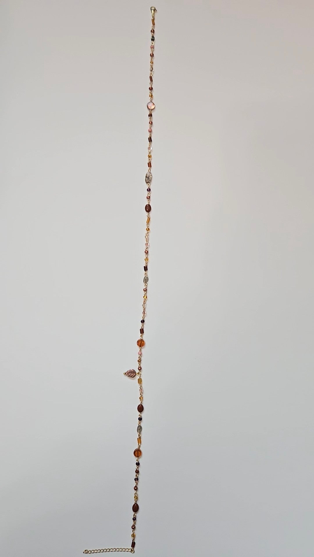 Miscellaneous Gold Leaf Necklace