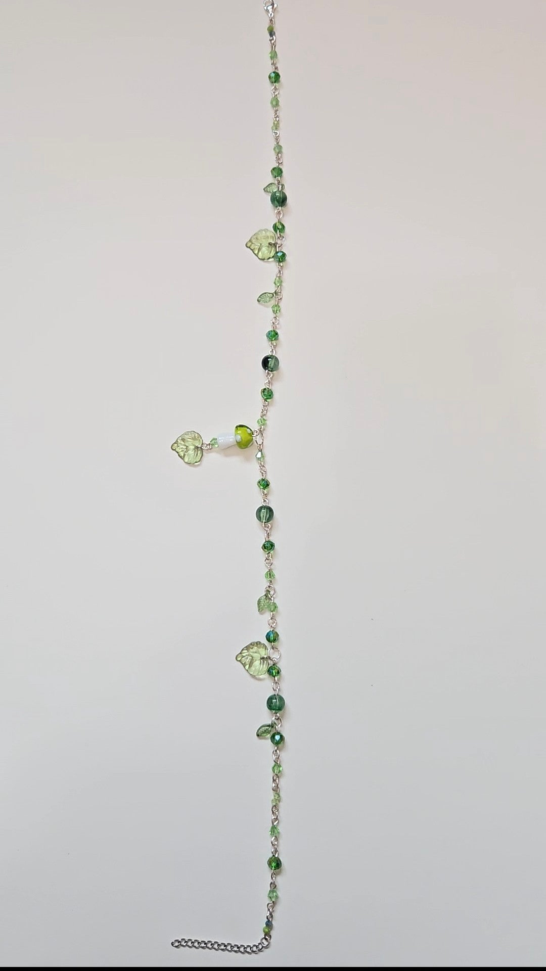Green Mushroom Necklace