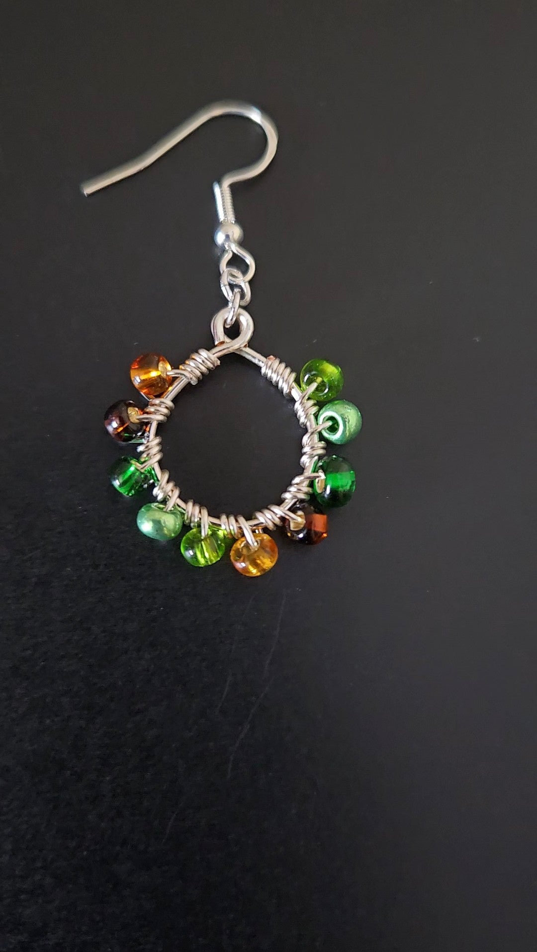 Mini Swamp Wire-wrapped Earrings