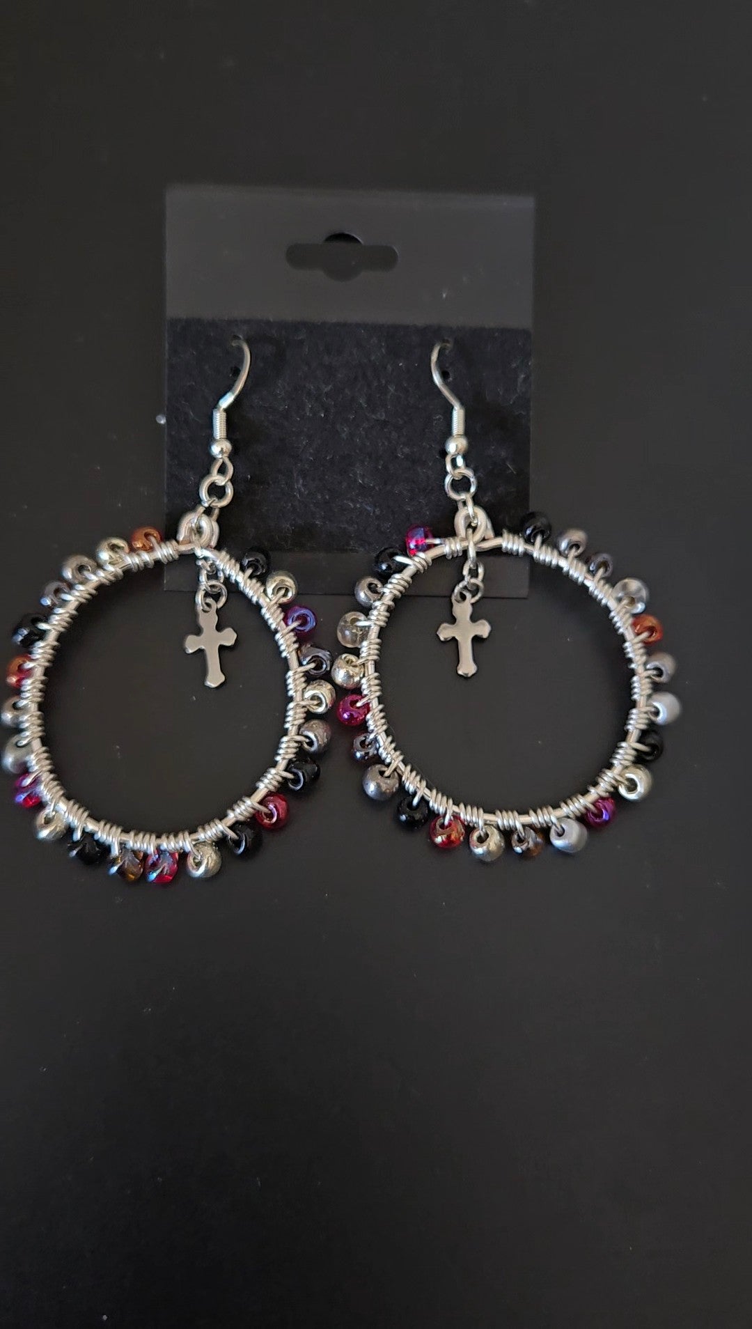 Ares Wire-wrapped Earrings