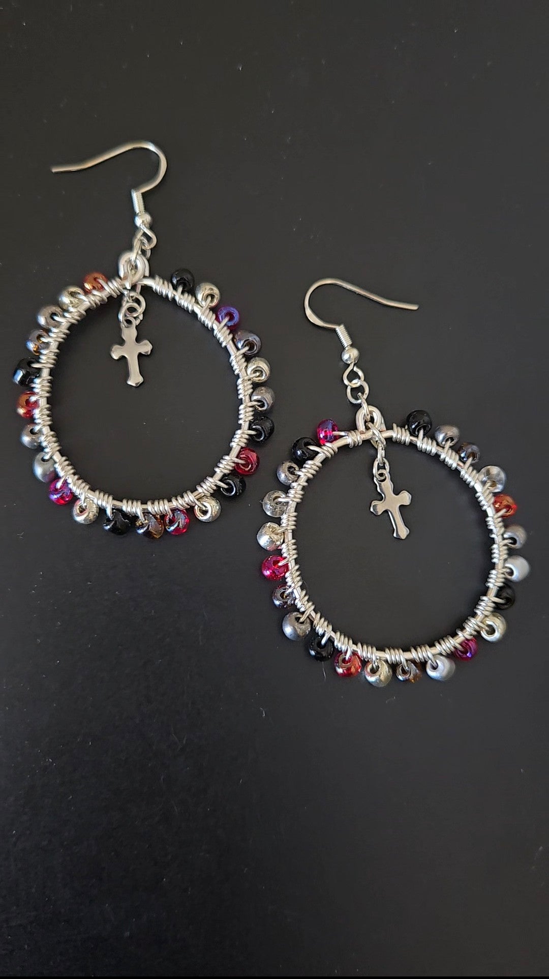 Ares Wire-wrapped Earrings