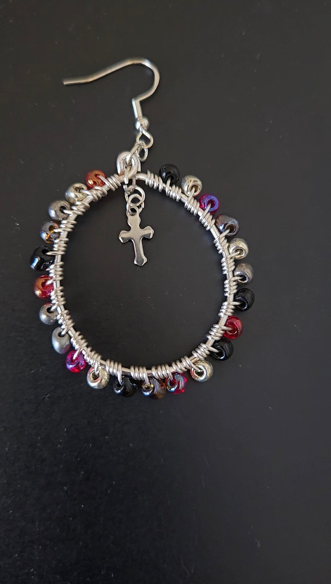 Ares Wire-wrapped Earrings