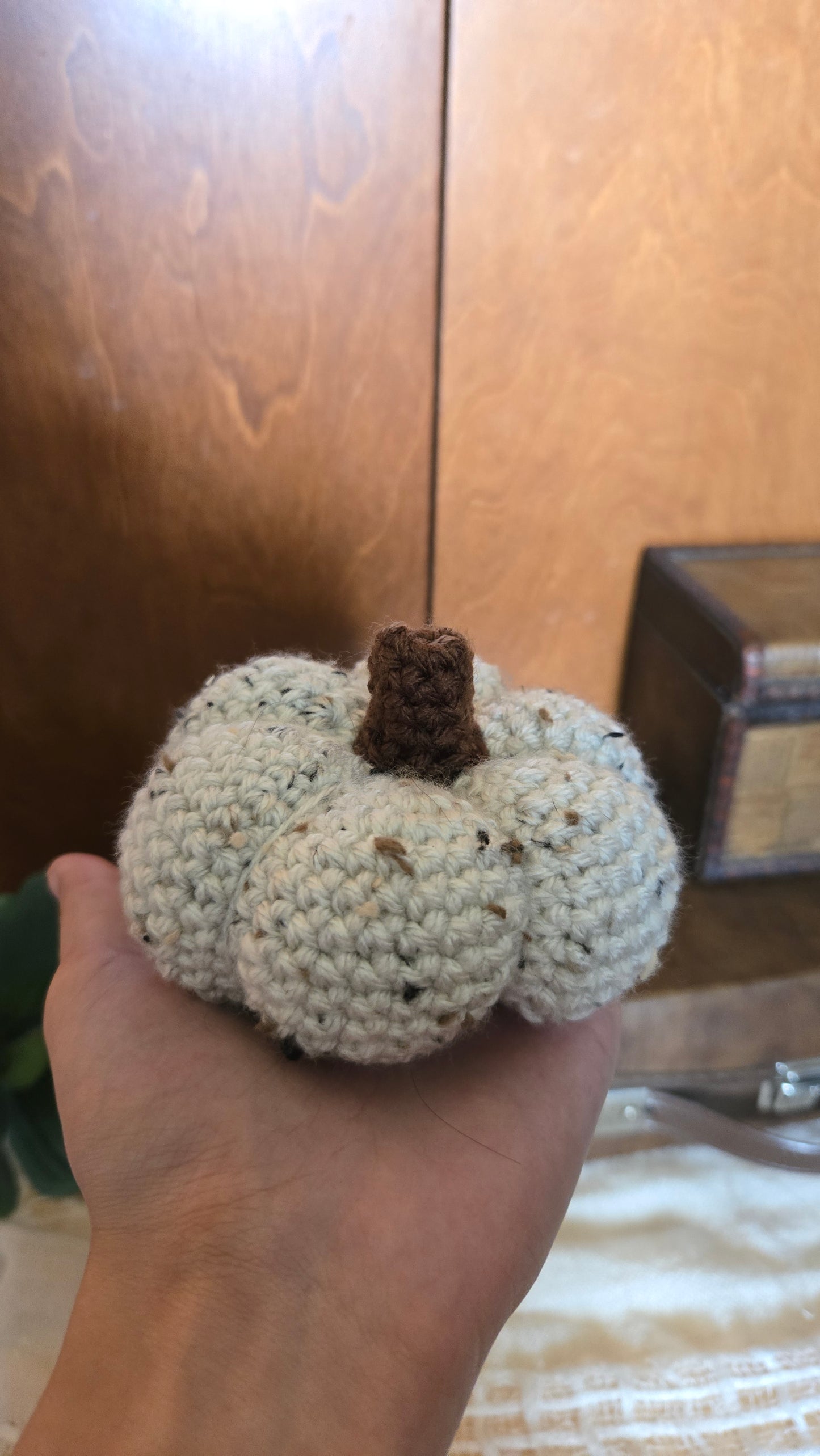 Made To Order Speckled Crochet Pumpkin