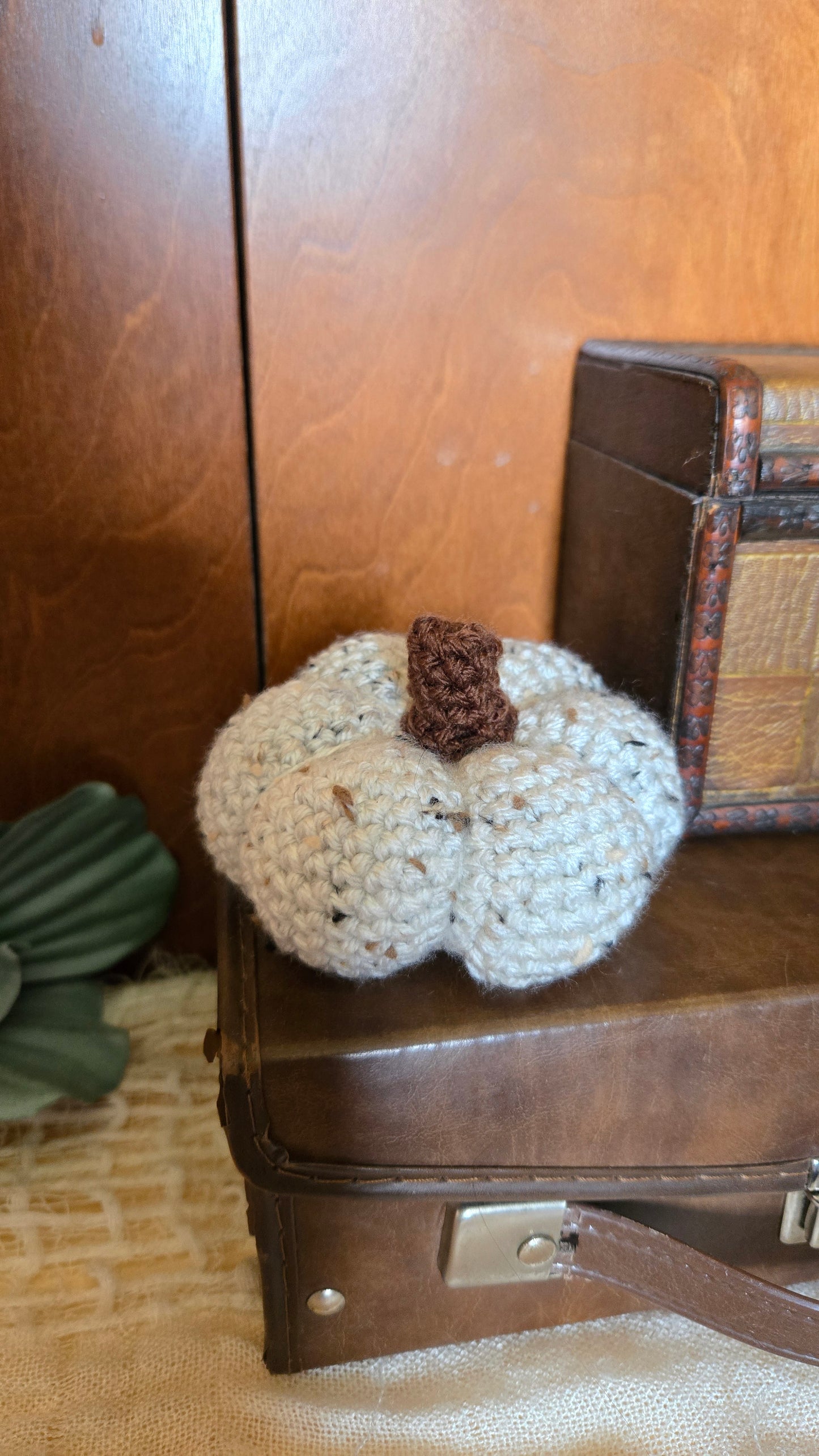 Made To Order Speckled Crochet Pumpkin
