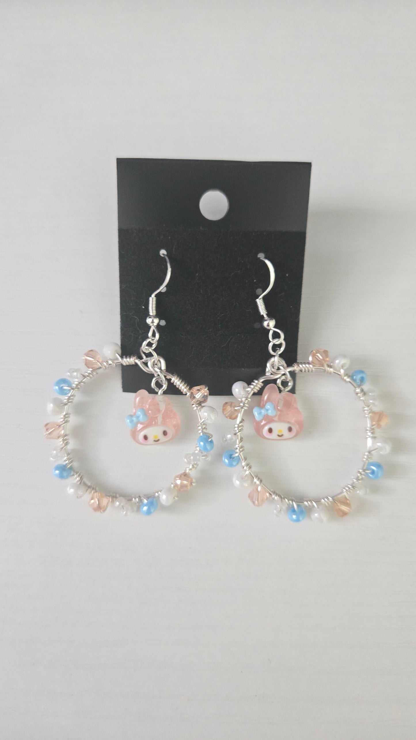 My Melody Small Wire-wrapped Earrings