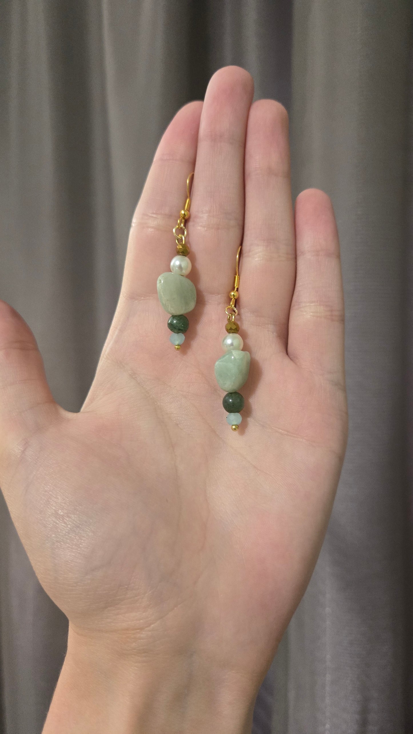 Jade Simple Earrings