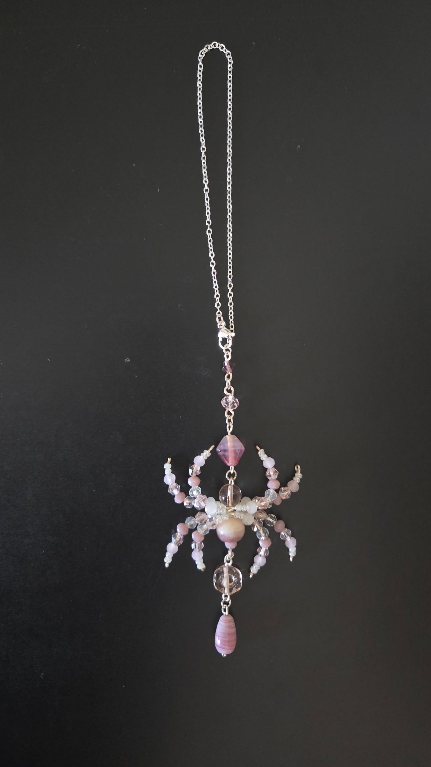 Mauve Spider Decor