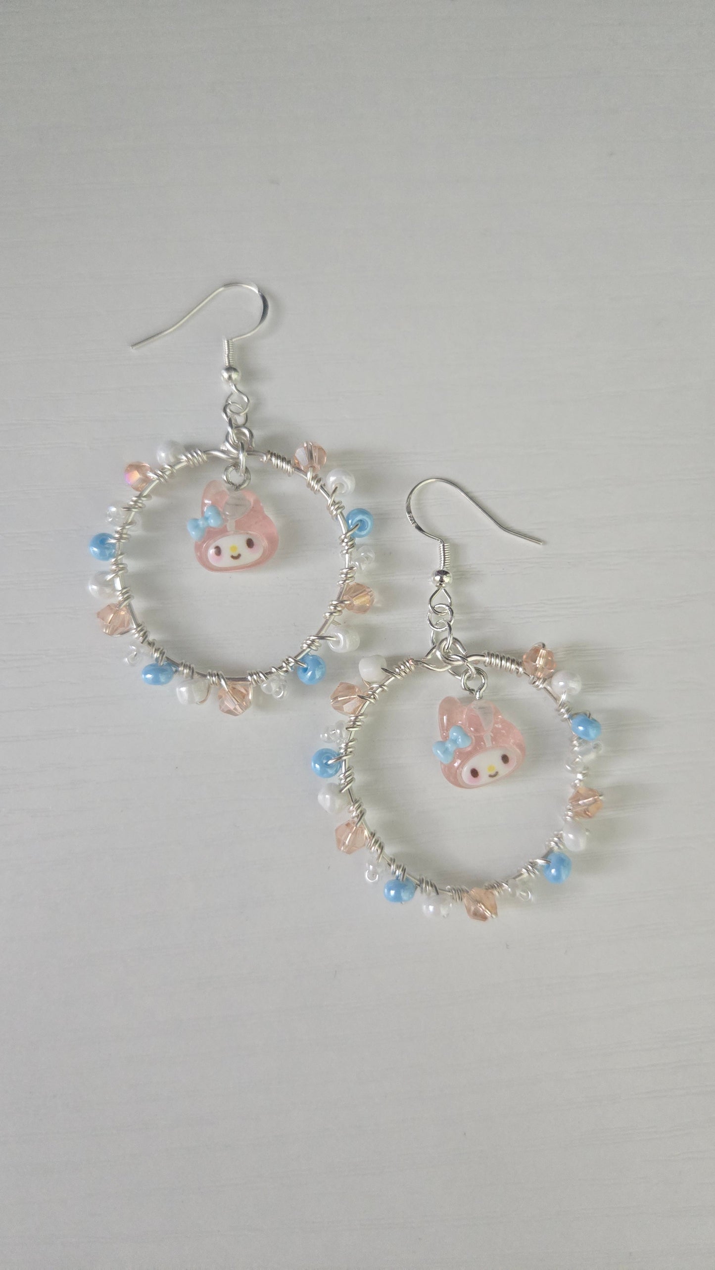 My Melody Small Wire-wrapped Earrings