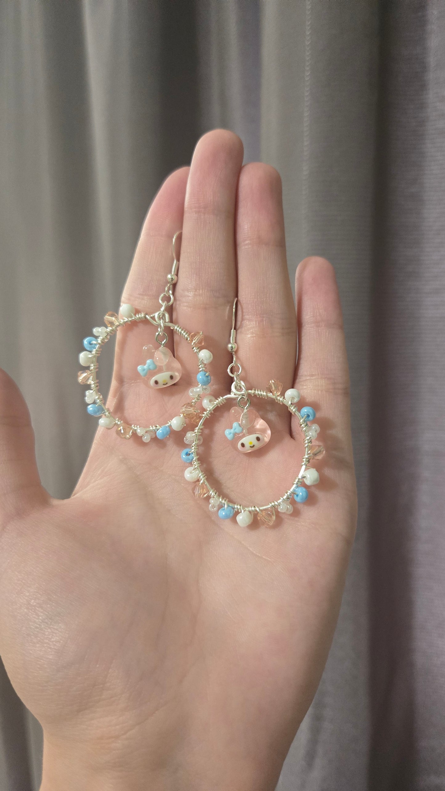 My Melody Small Wire-wrapped Earrings