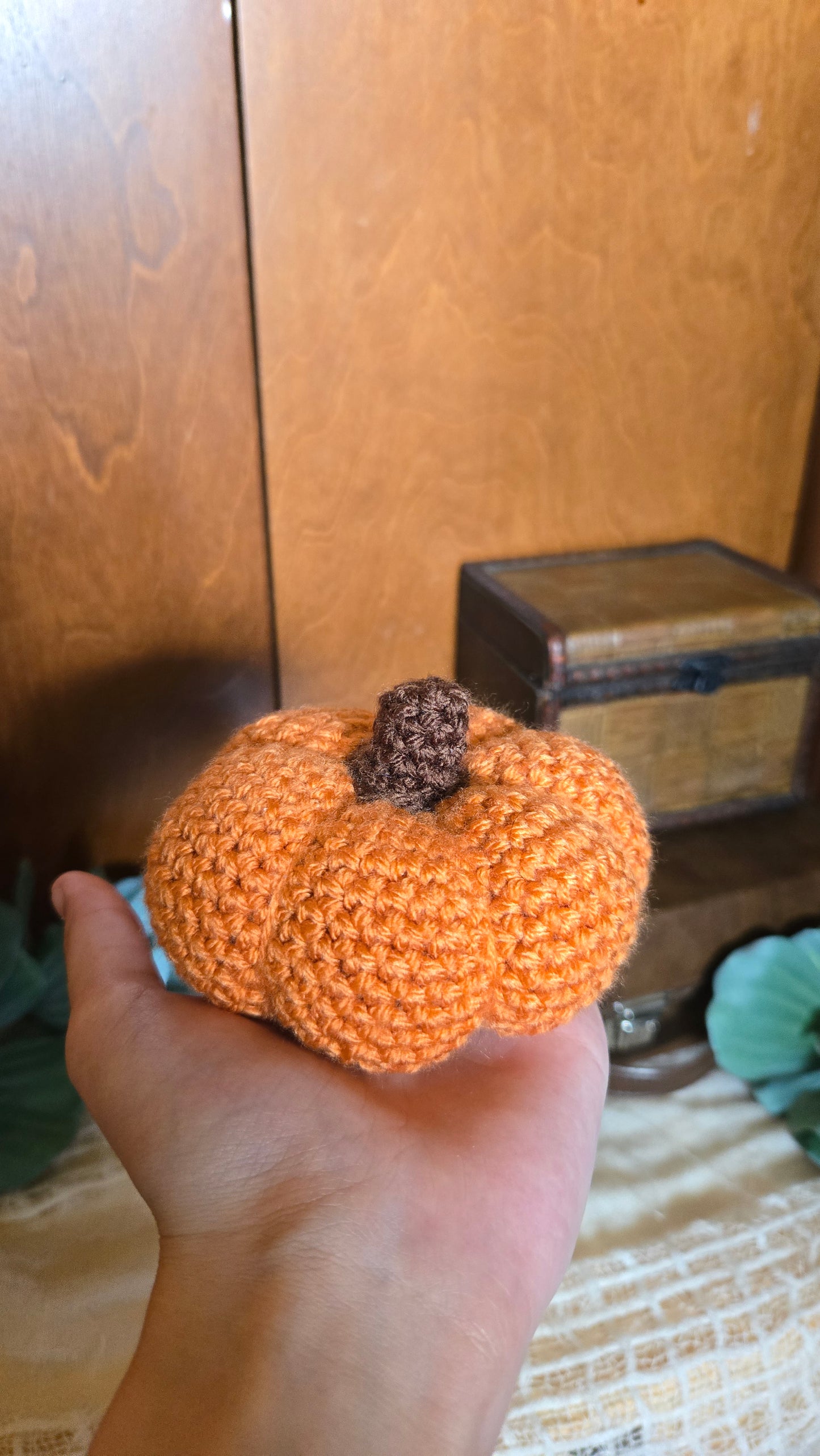 Made To Order Orange Crochet Pumpkin