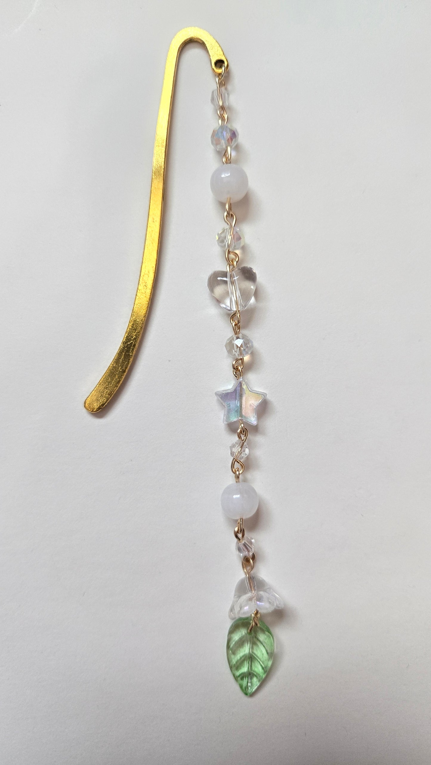 White Lily Of The Valley Beaded Bookmarks
