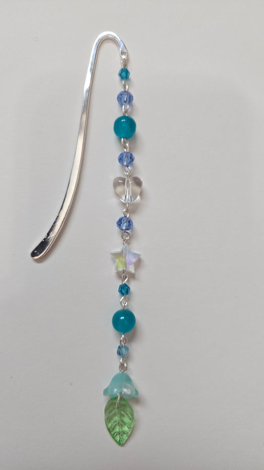 Blue Lily Of The Valley Beaded Bookmarks
