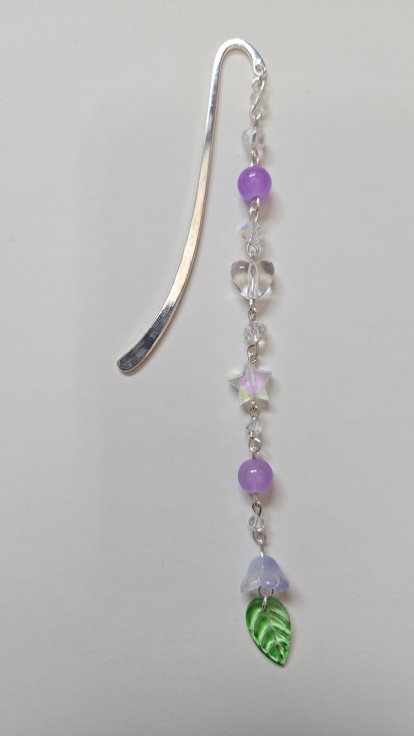 Lavender Lily Of The Valley Beaded Bookmarks