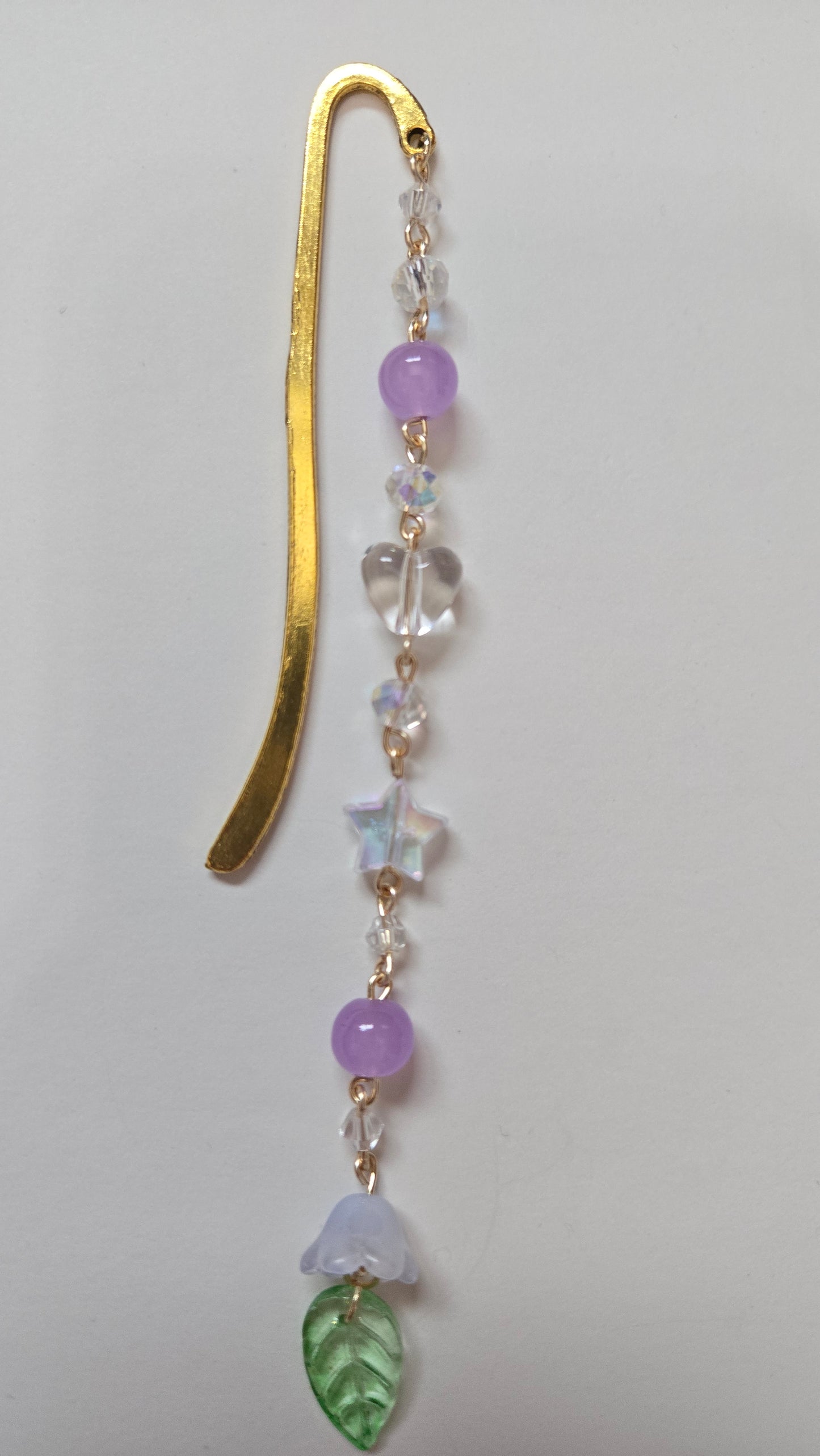 Lavender Lily Of The Valley Beaded Bookmarks