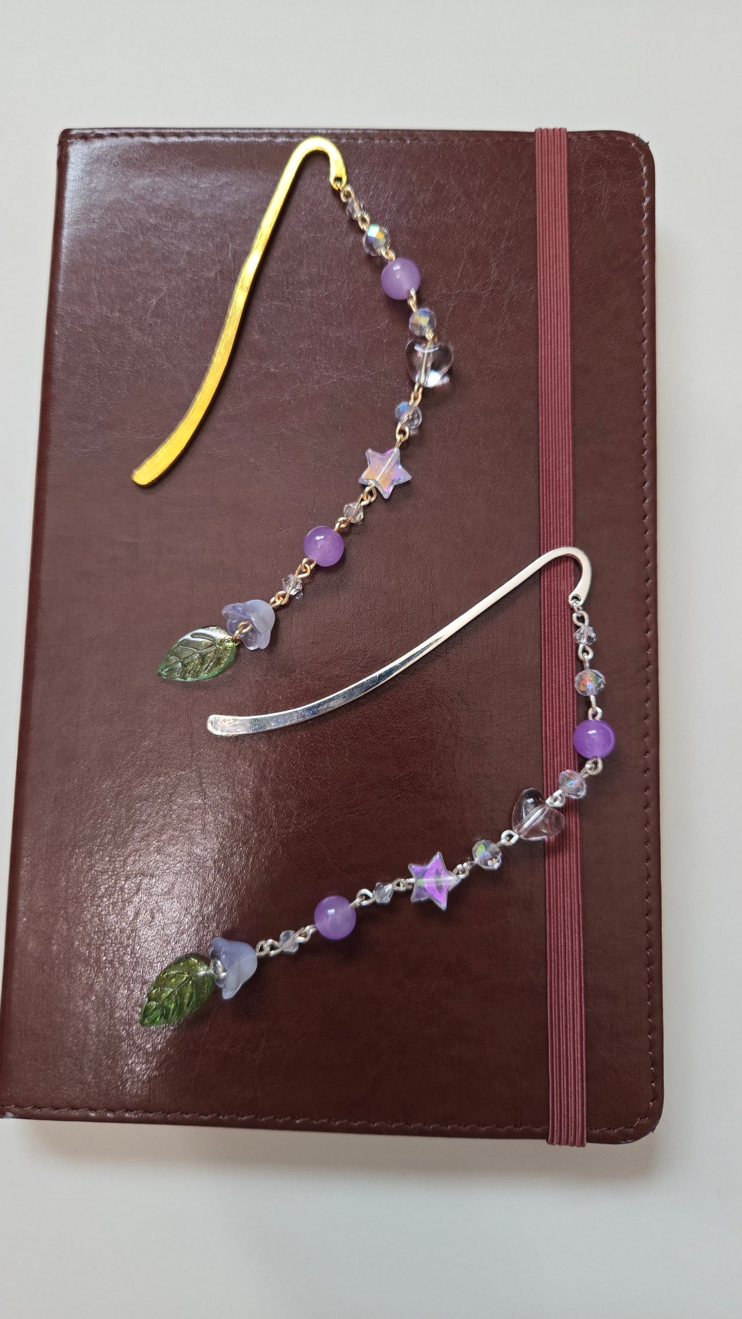 Lavender Lily Of The Valley Beaded Bookmarks