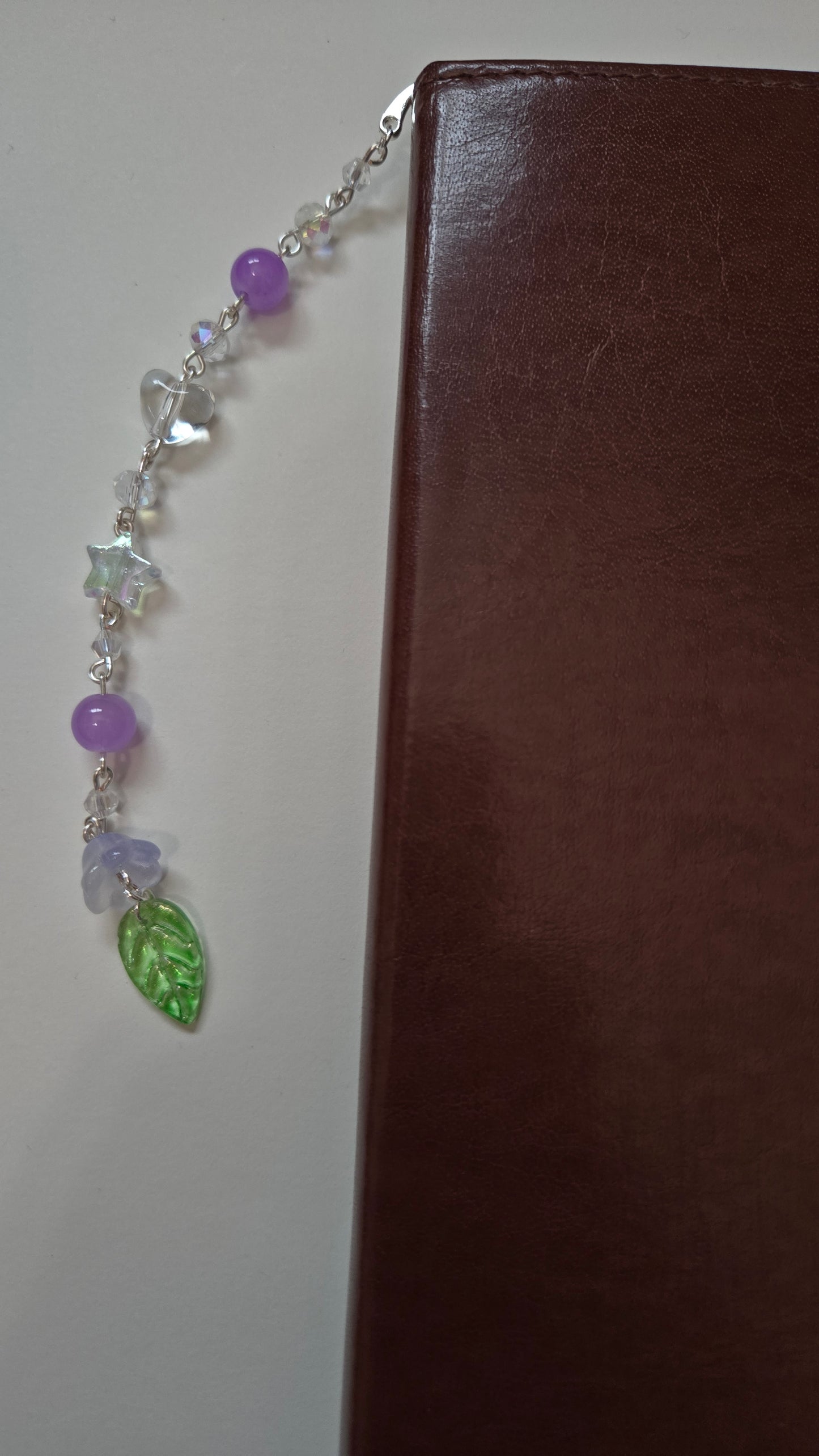Lavender Lily Of The Valley Beaded Bookmarks