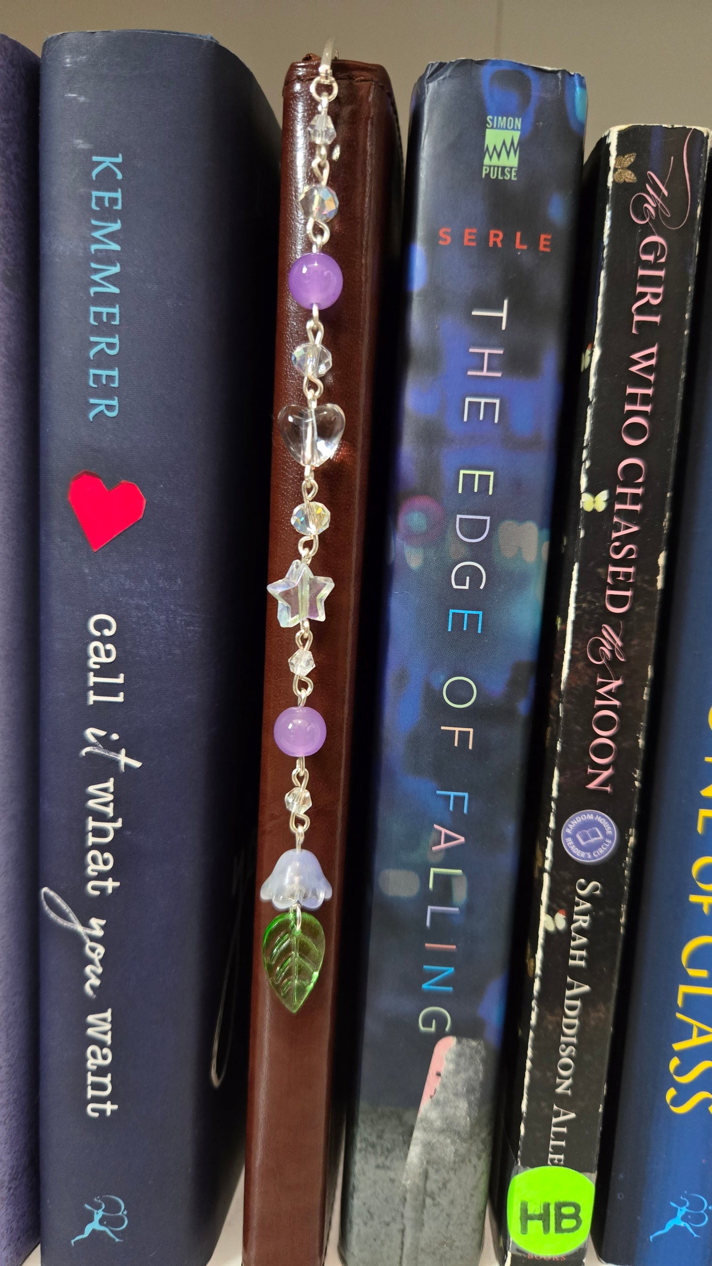 Lavender Lily Of The Valley Beaded Bookmarks