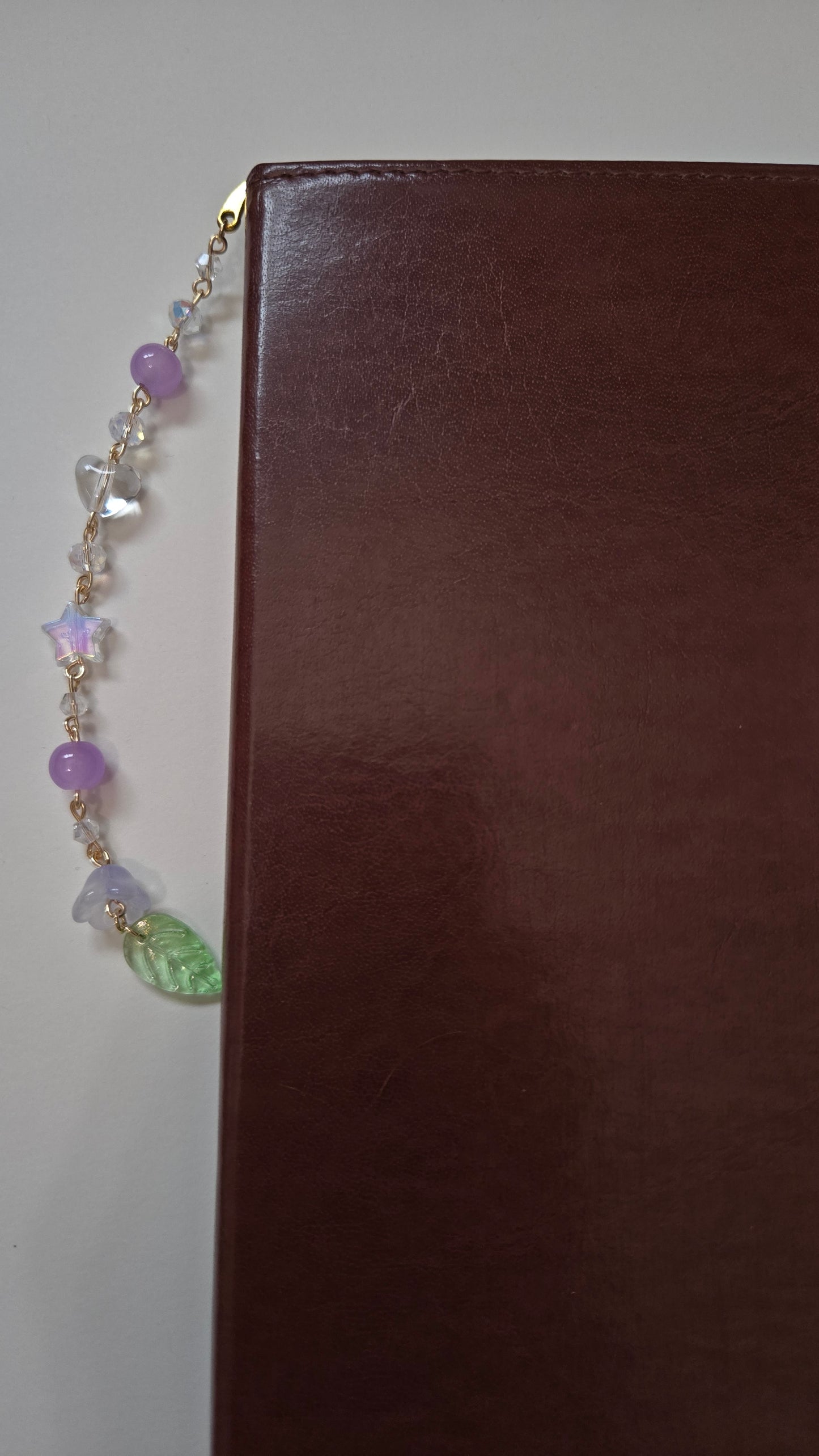 Lavender Lily Of The Valley Beaded Bookmarks