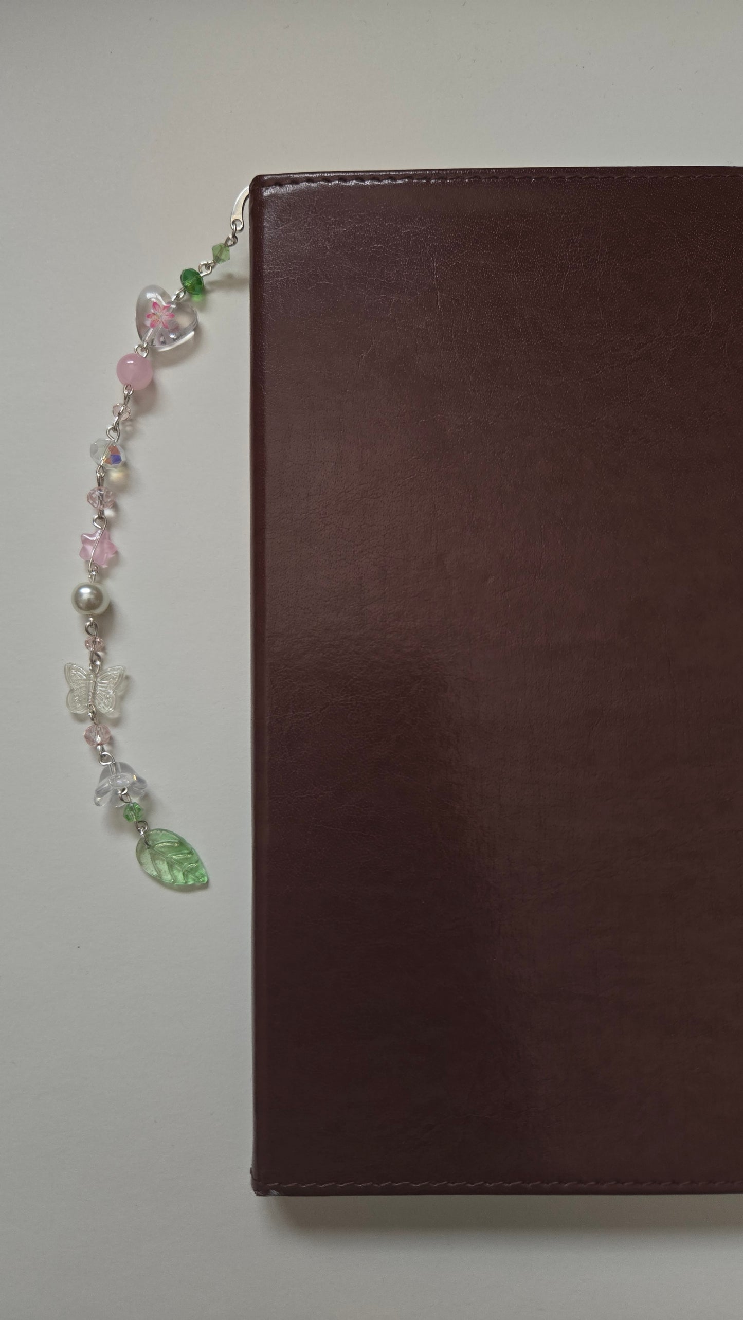Pink Lily Floral Bookmark