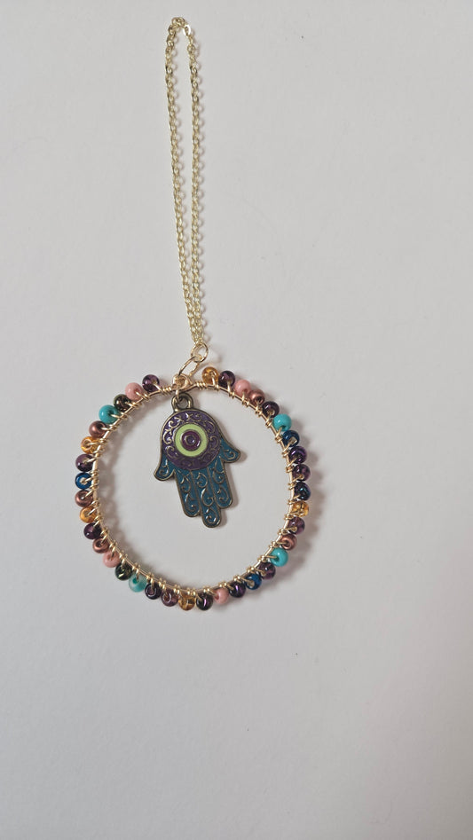 Hippie Witch Wire-wrapped Decor Piece