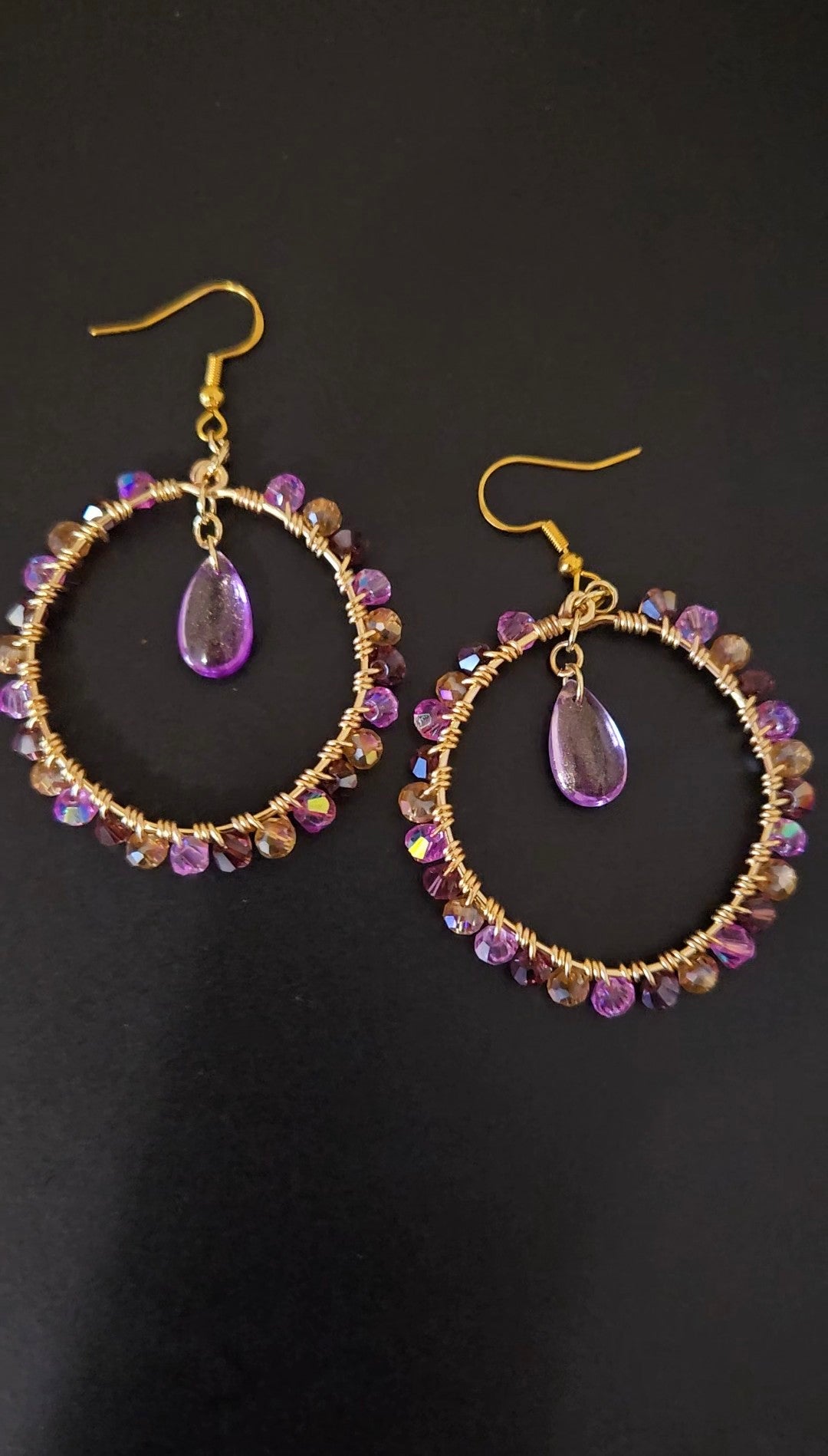 Rapunzel Wire-wrapped Earrings