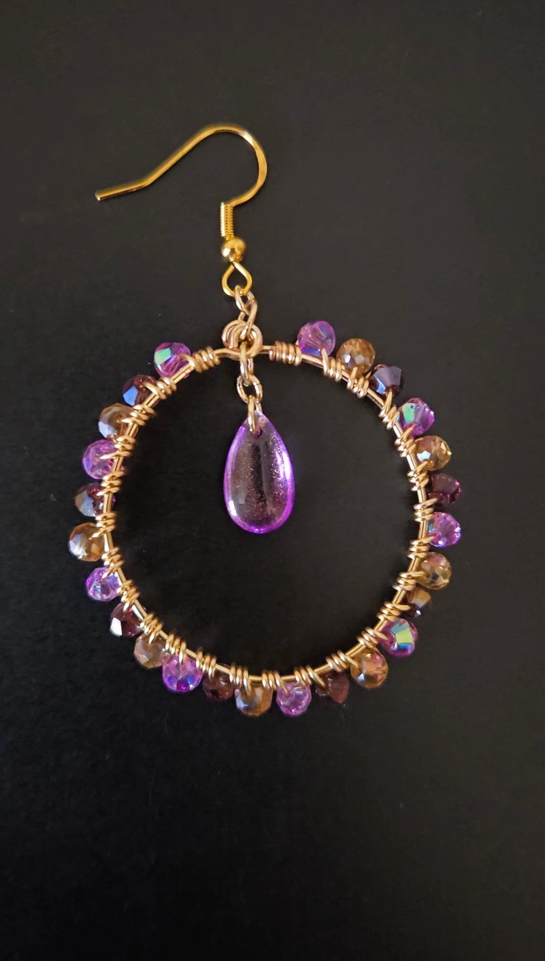 Rapunzel Wire-wrapped Earrings