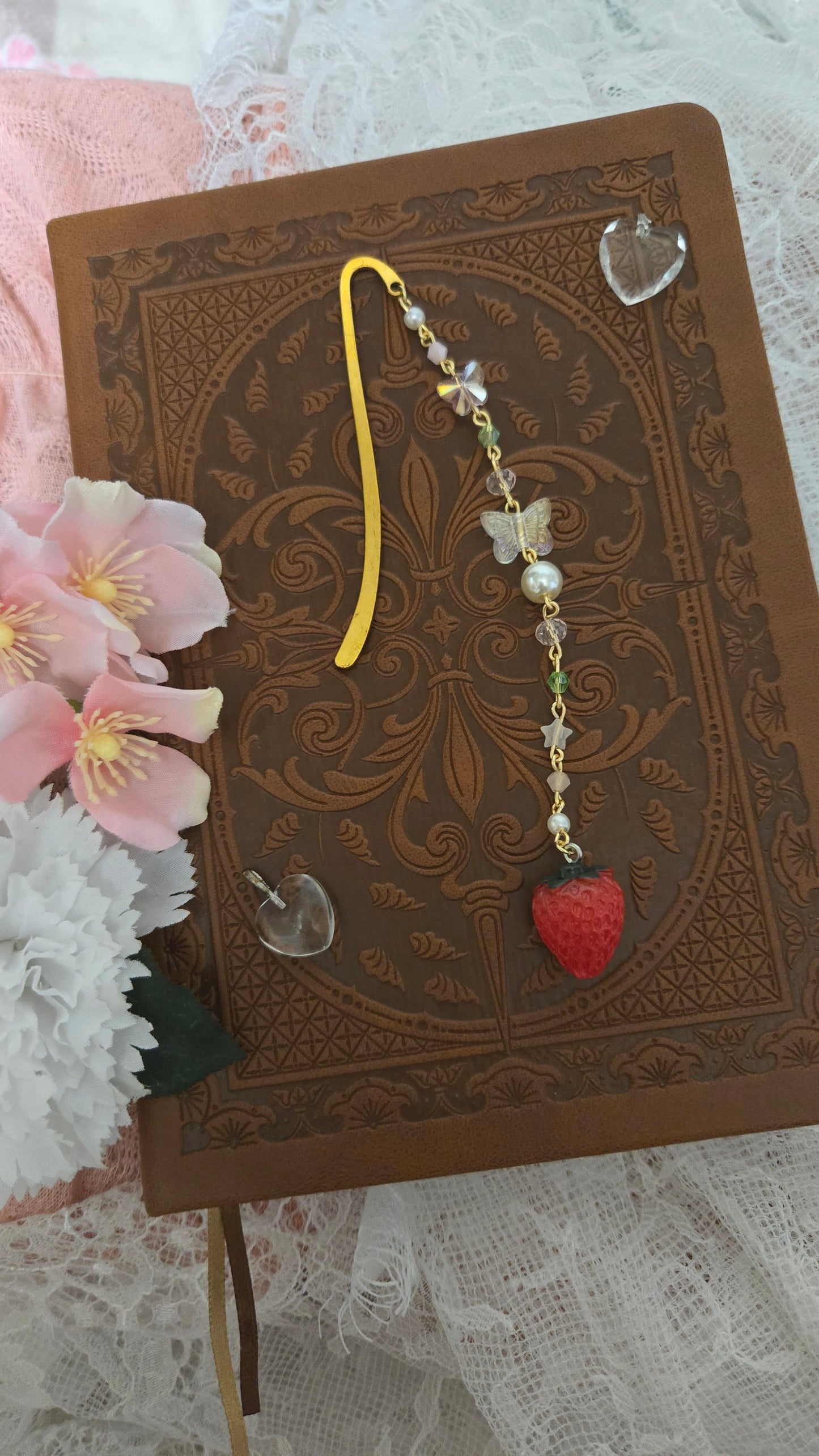 Strawberry Gold Bookmark