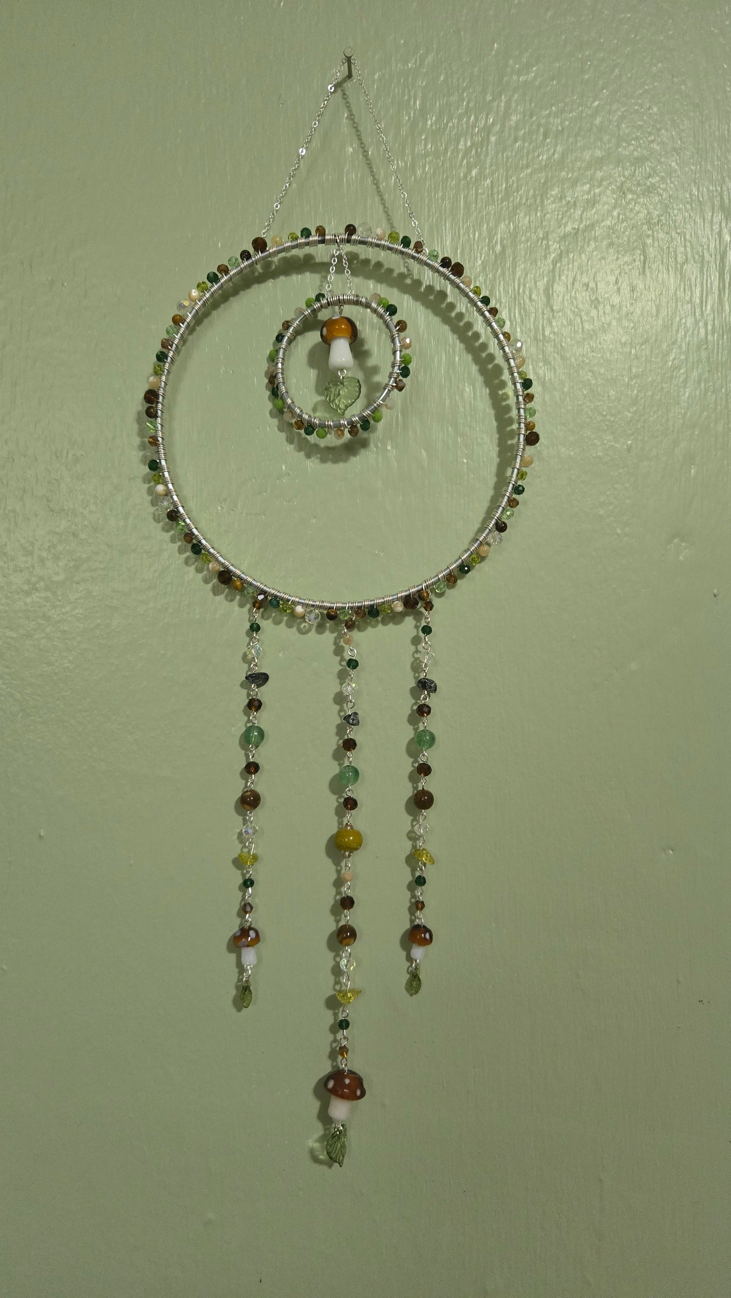 Large Mushroom Suncatcher