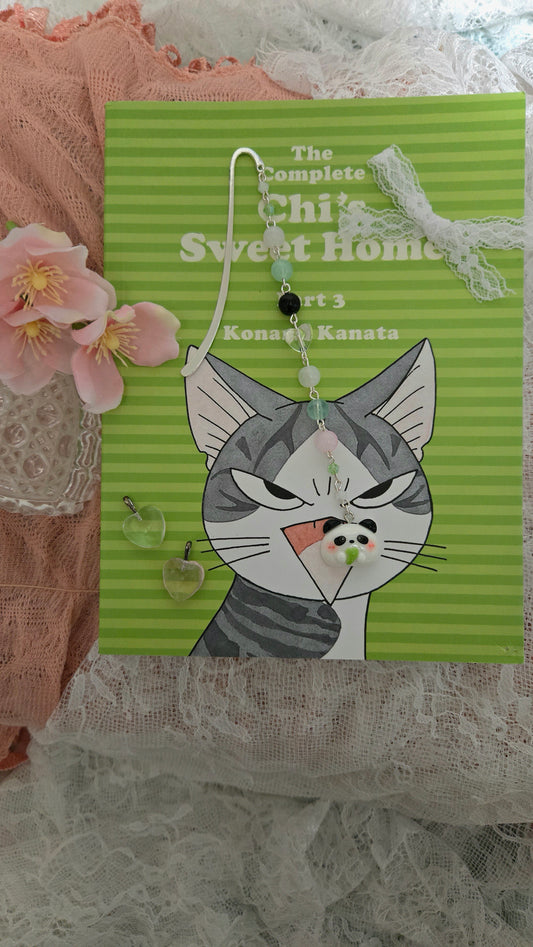 Panda Silver Bookmark