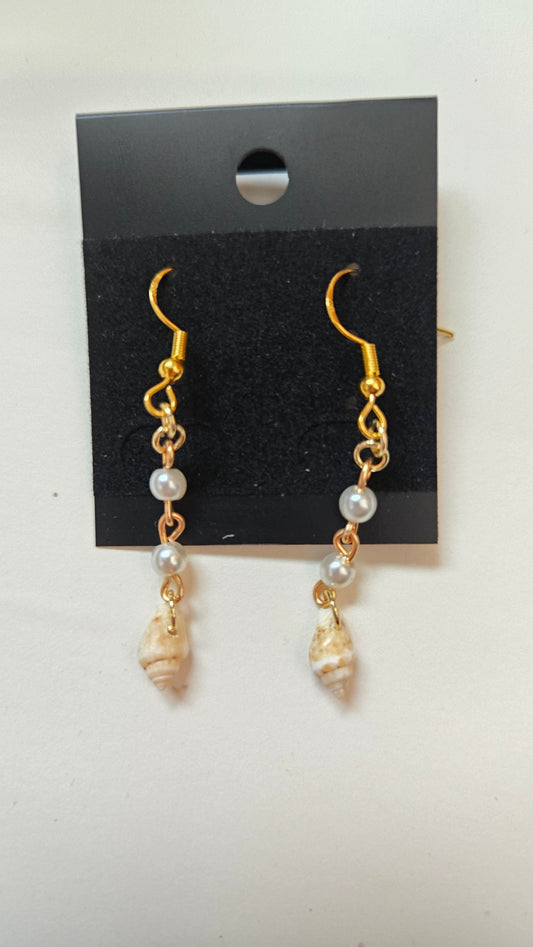 Aphrodite's Love Double Pearl Earrings
