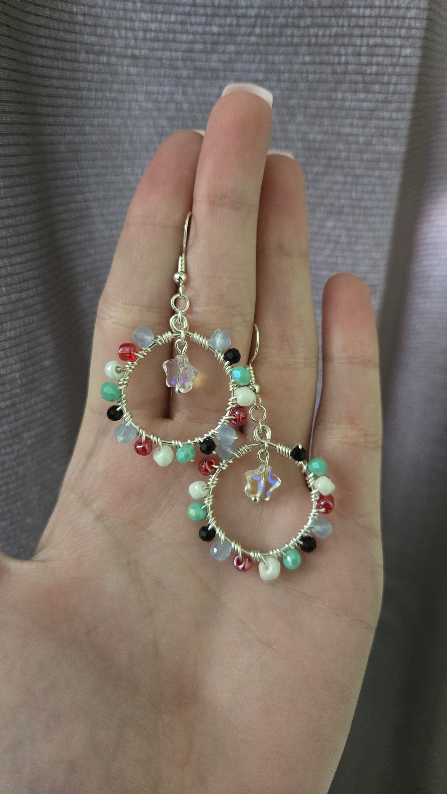 Toy Bonnie Mini Wire-wrapped Earrings