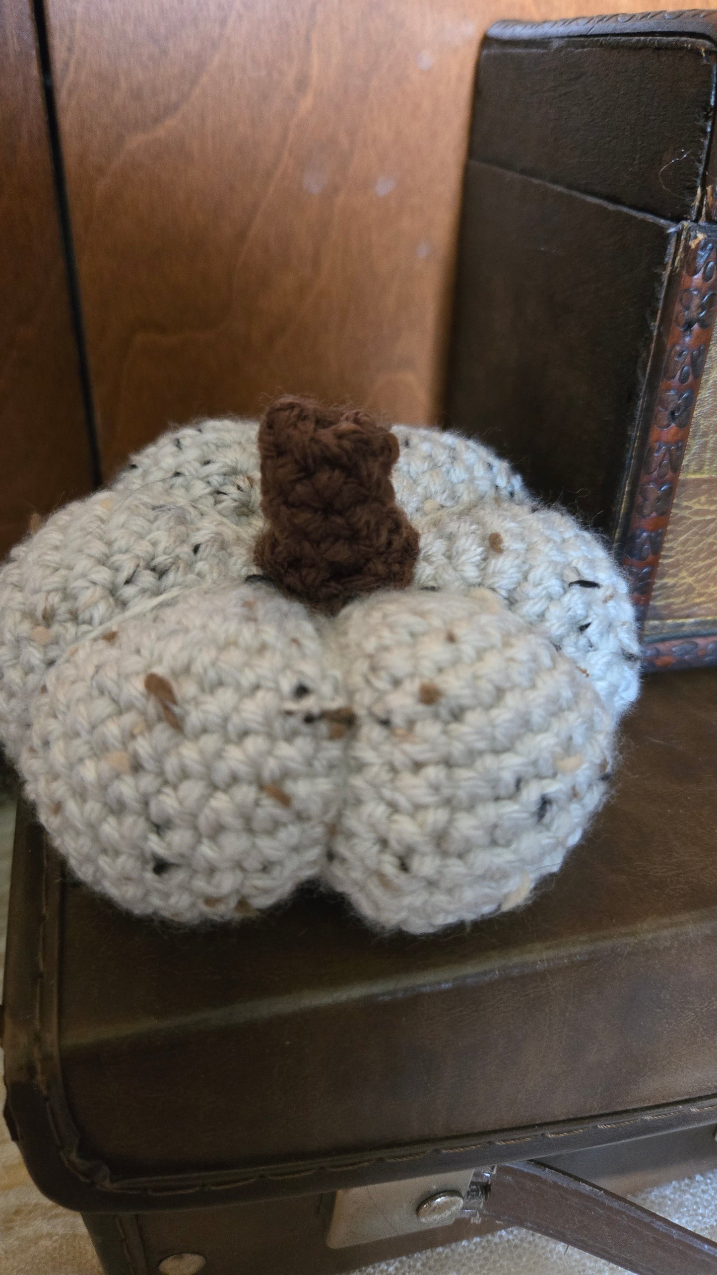 Made To Order Speckled Crochet Pumpkin