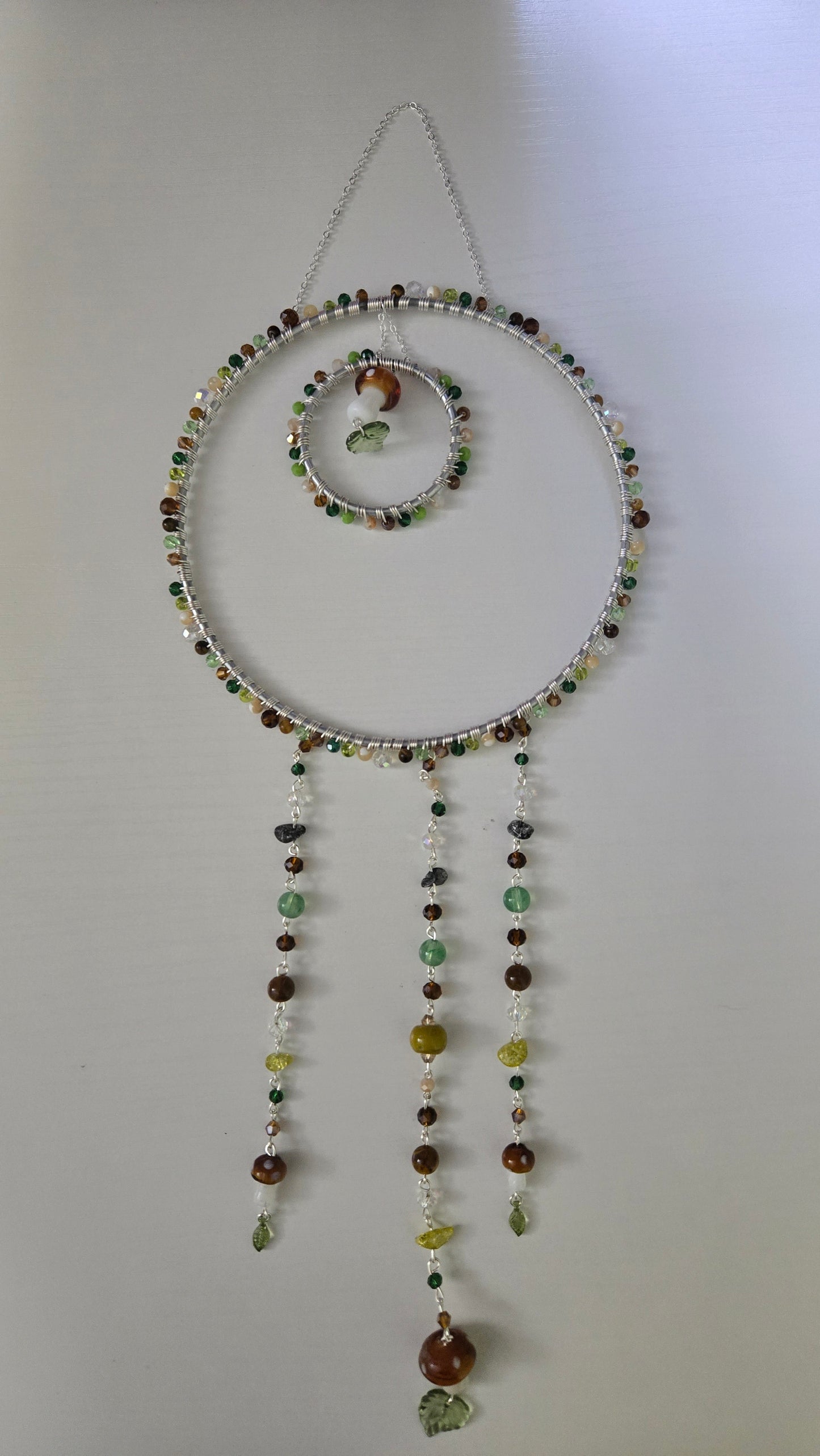 Large Mushroom Suncatcher