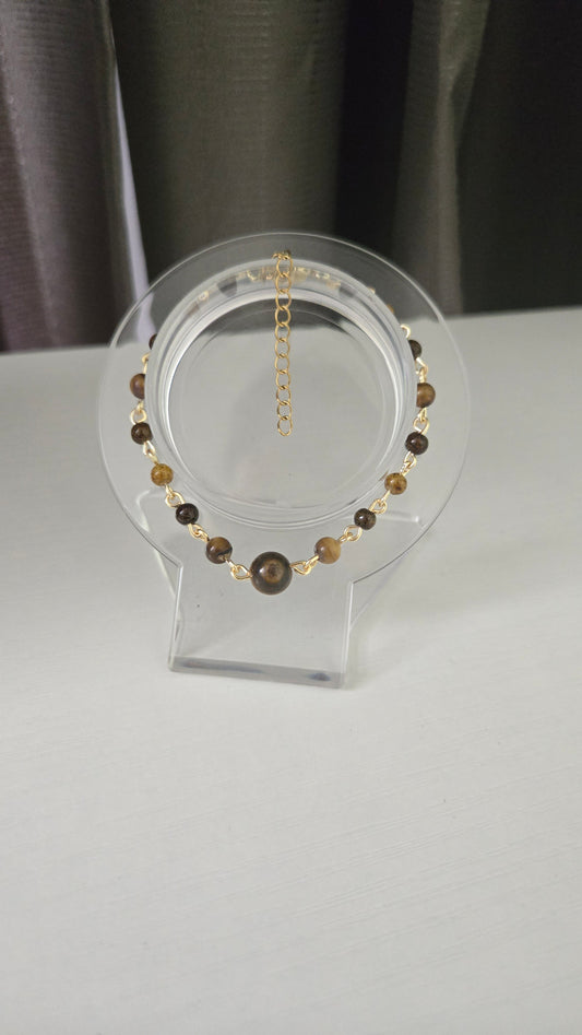 Brown/Gold Simple Bracelet