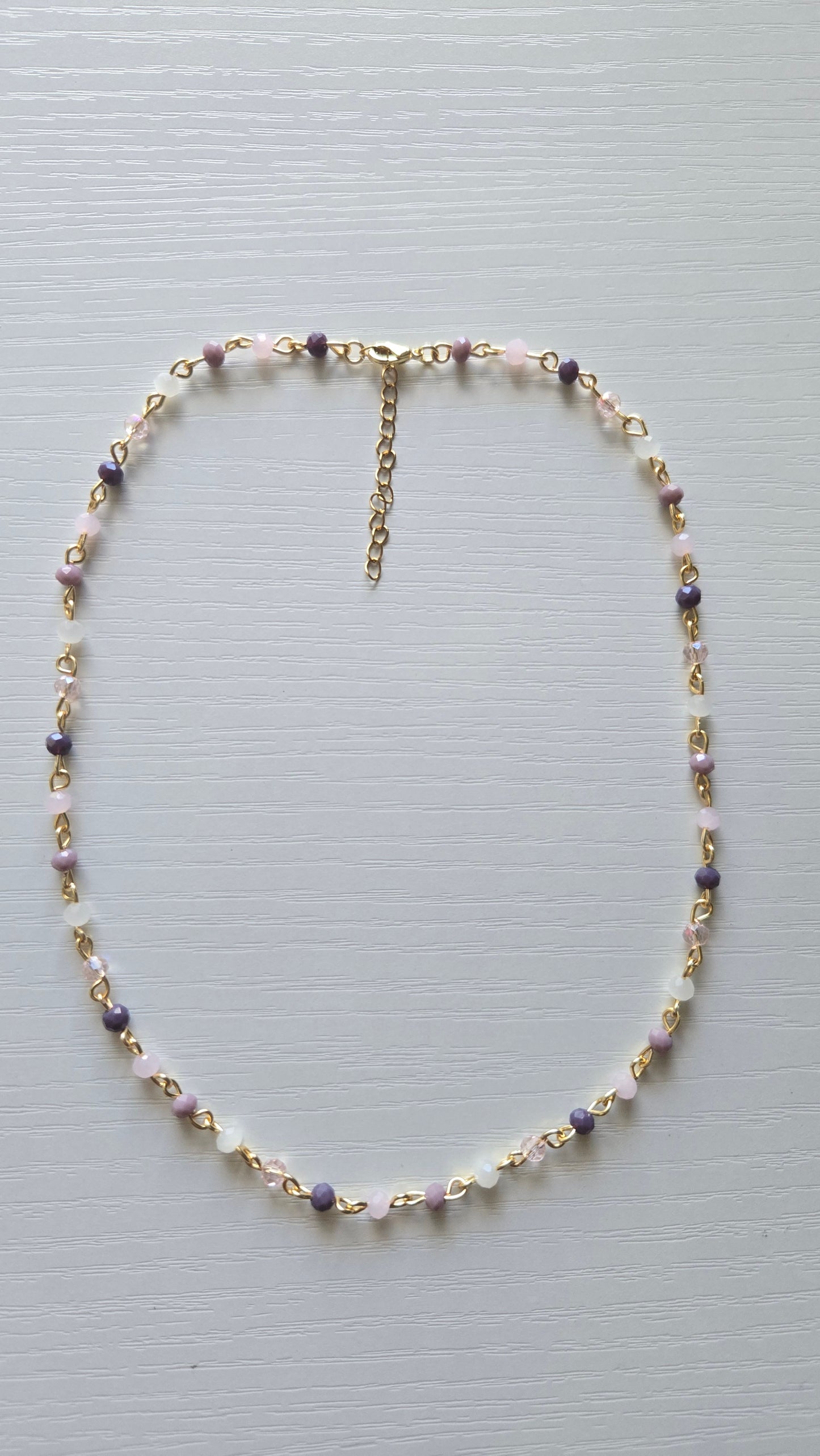 Mauve Dainty Necklace