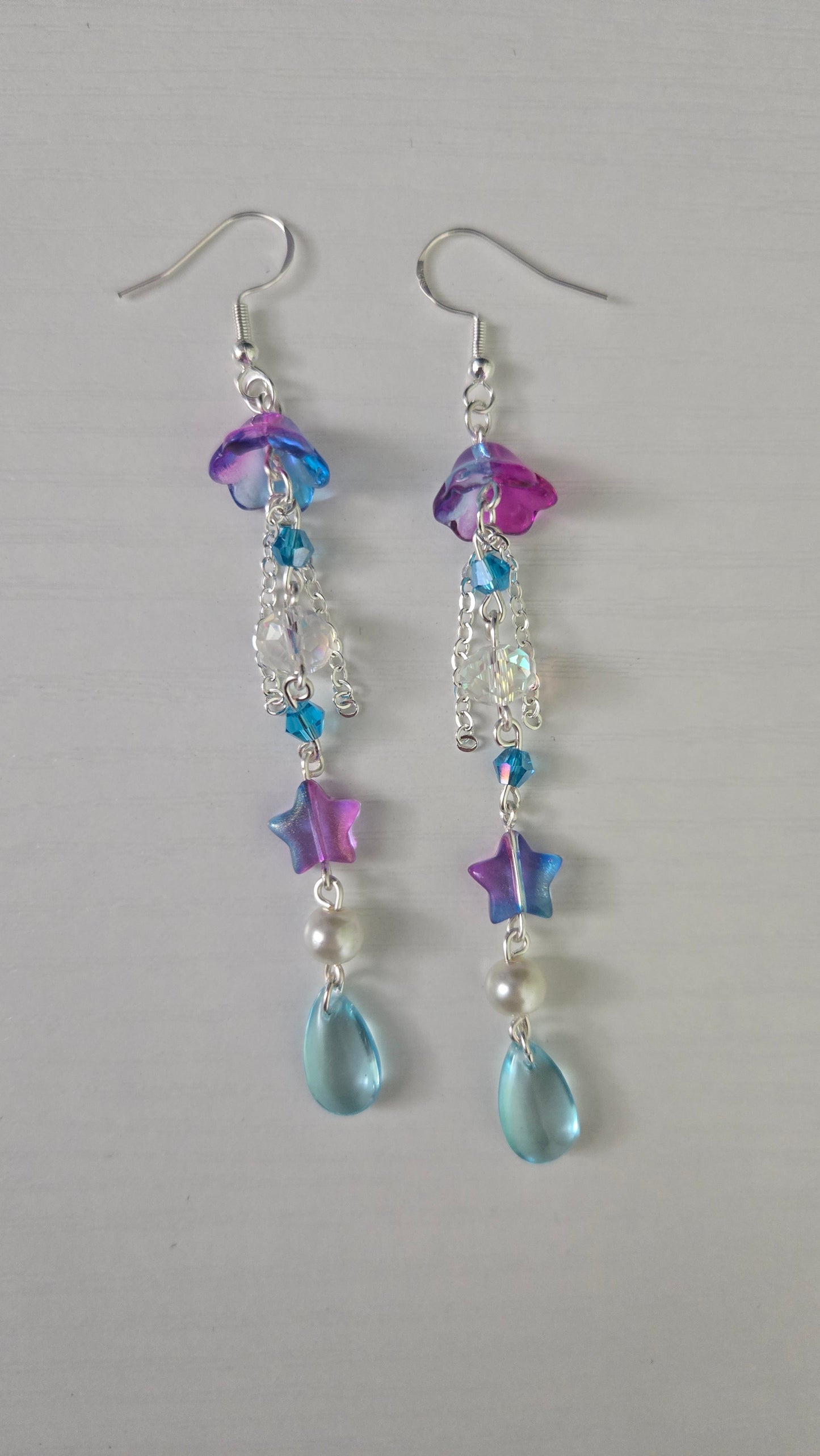 Galaxy Mini Jellyfish Earrings
