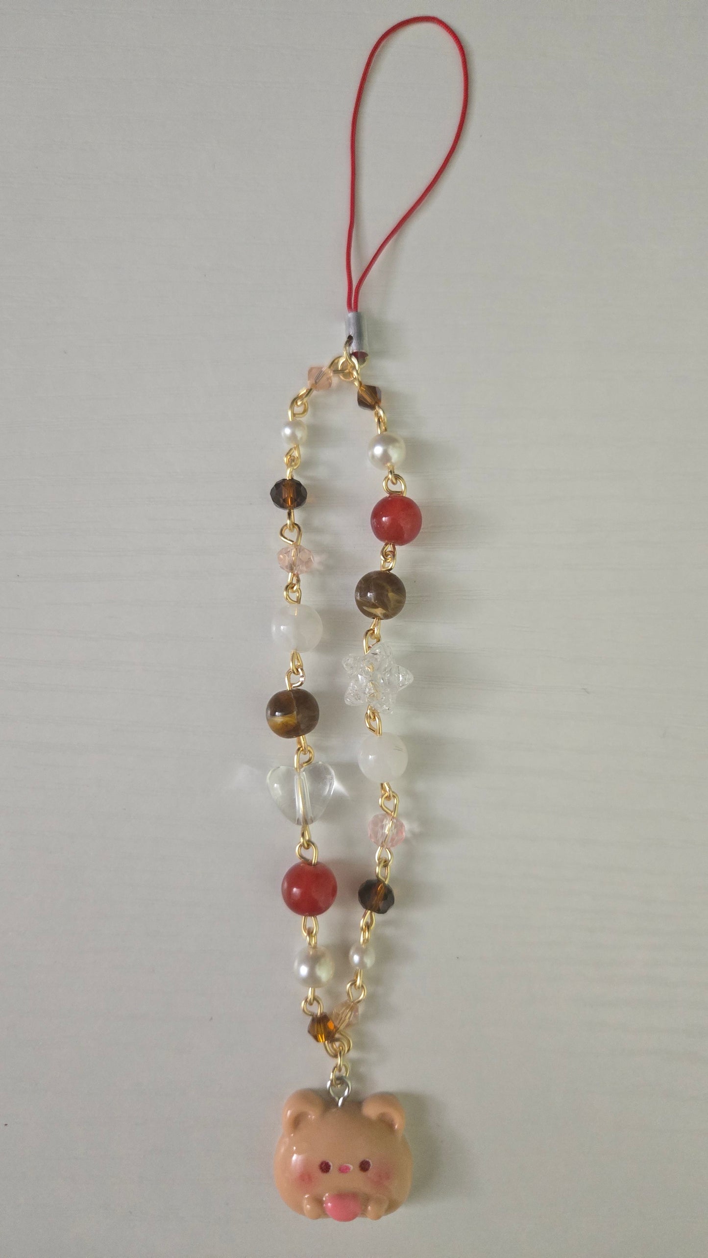 Valentine Bear Phone Charm