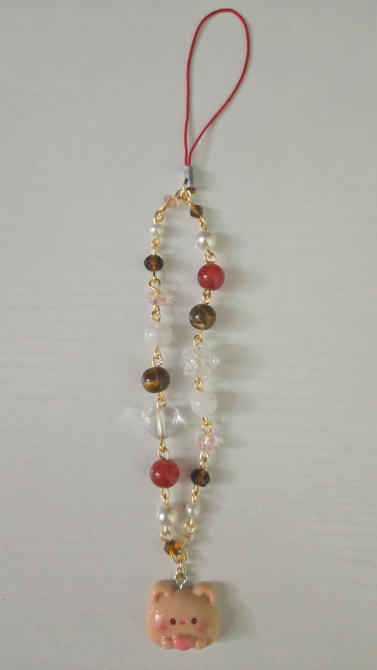 Valentine Bear Phone Charm