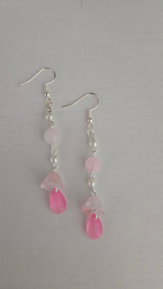 Floral Drop Earrings