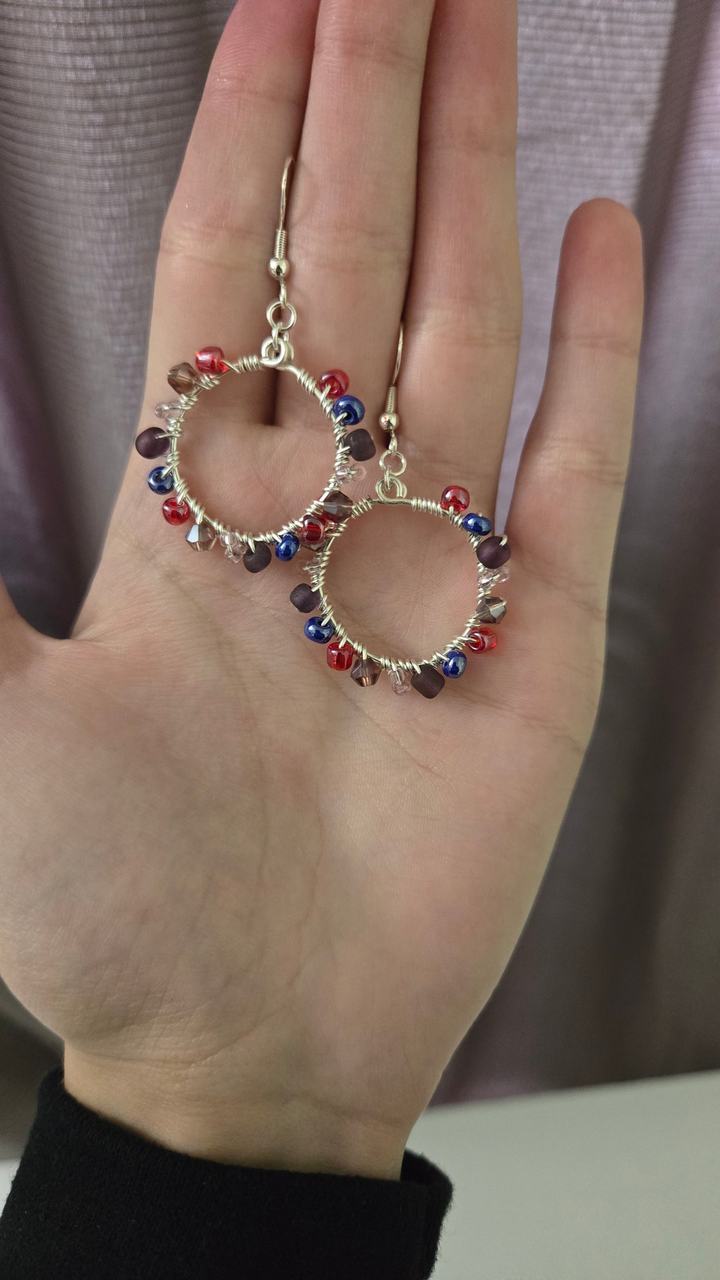 Bonnie Mini Wire-wrapped Earrings