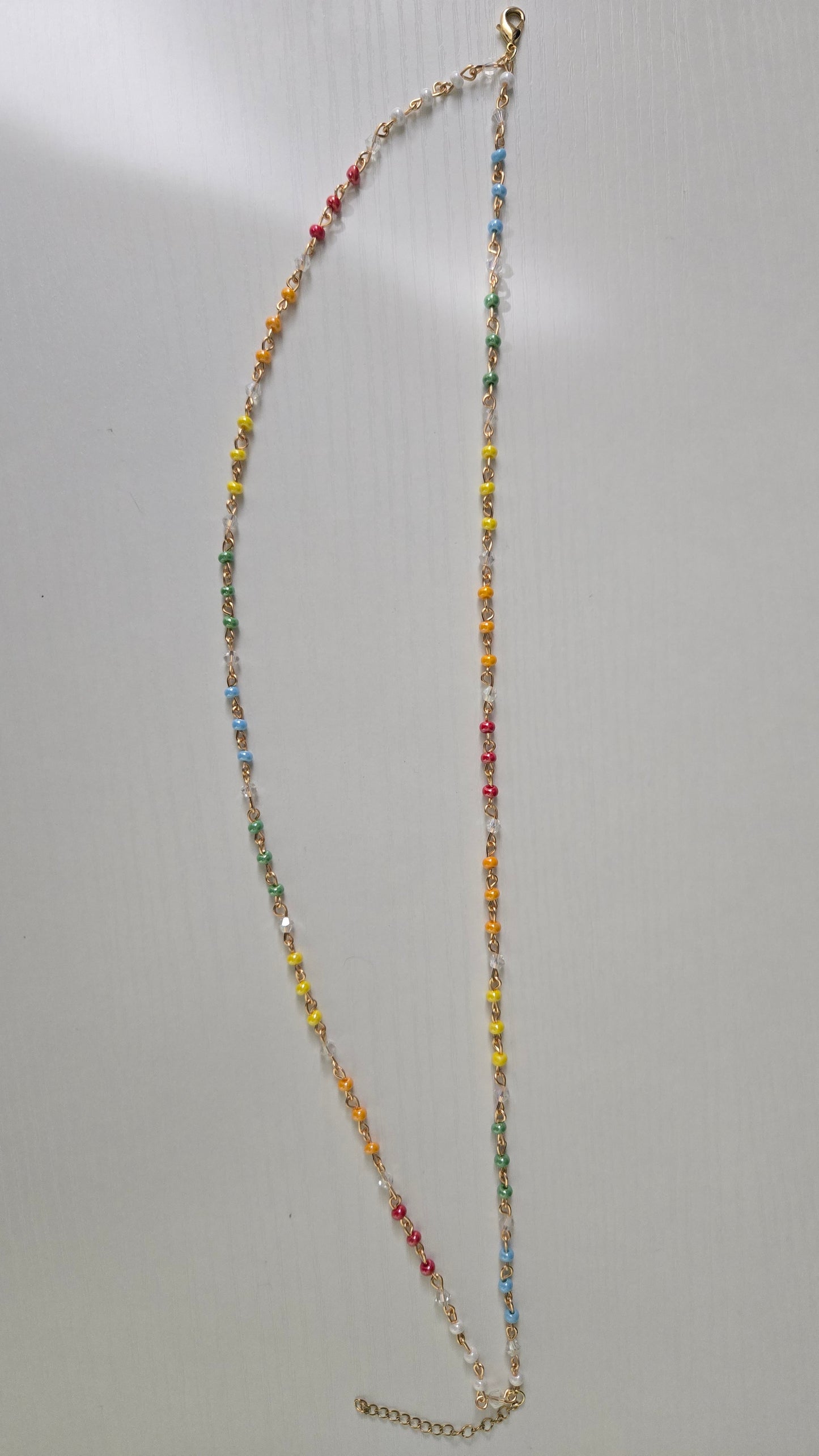 Rainbow Layered Necklace