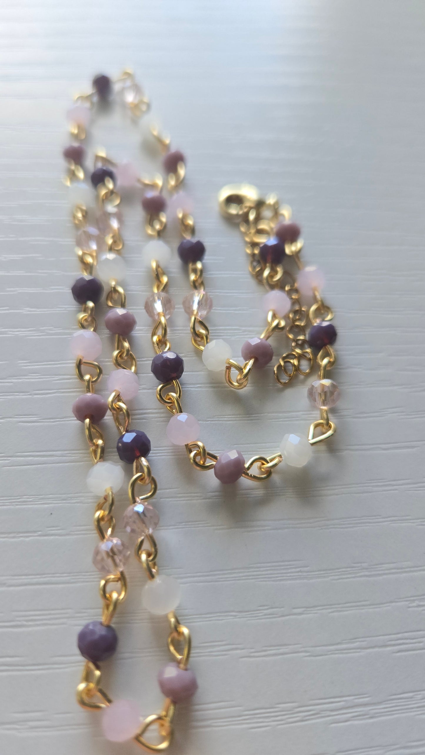 Mauve Dainty Necklace