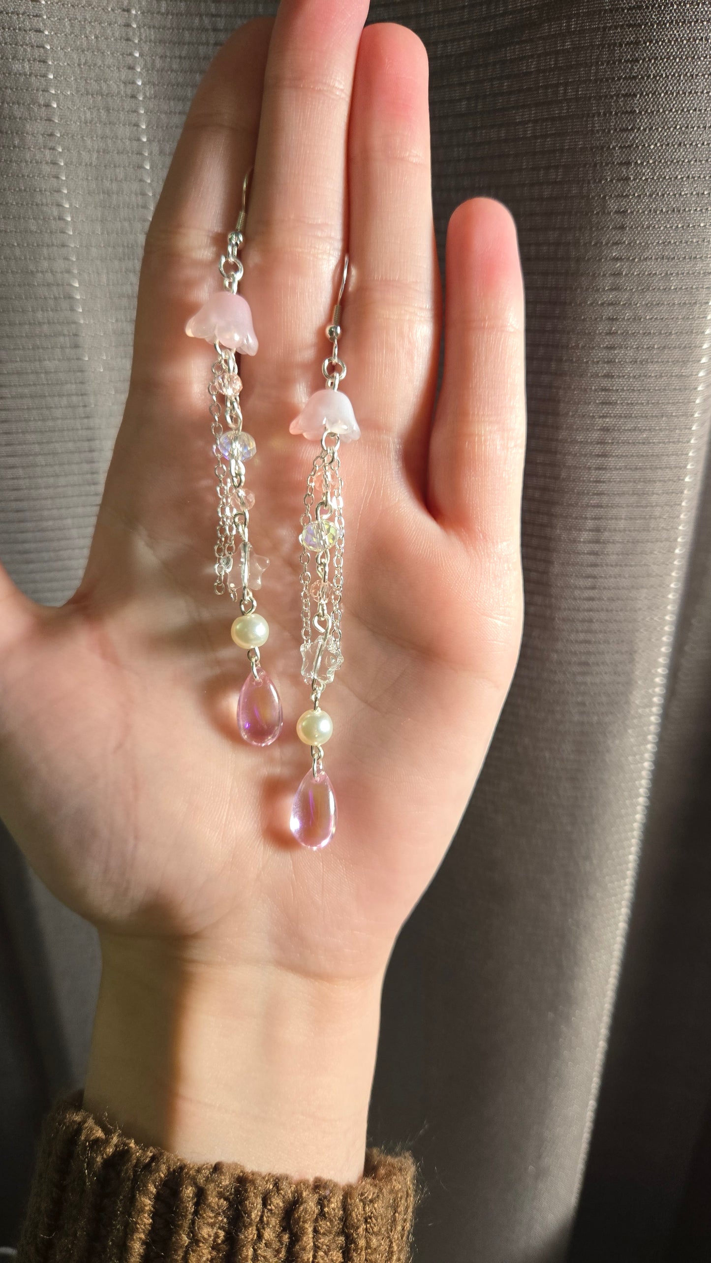 Pink Mini Jellyfish Earrings